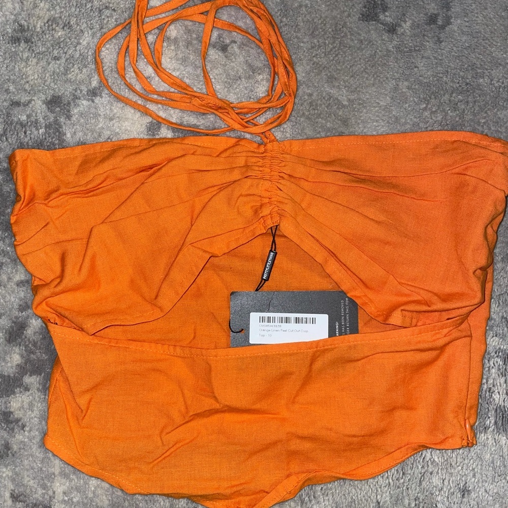 Orange Pretty Little Thing Top